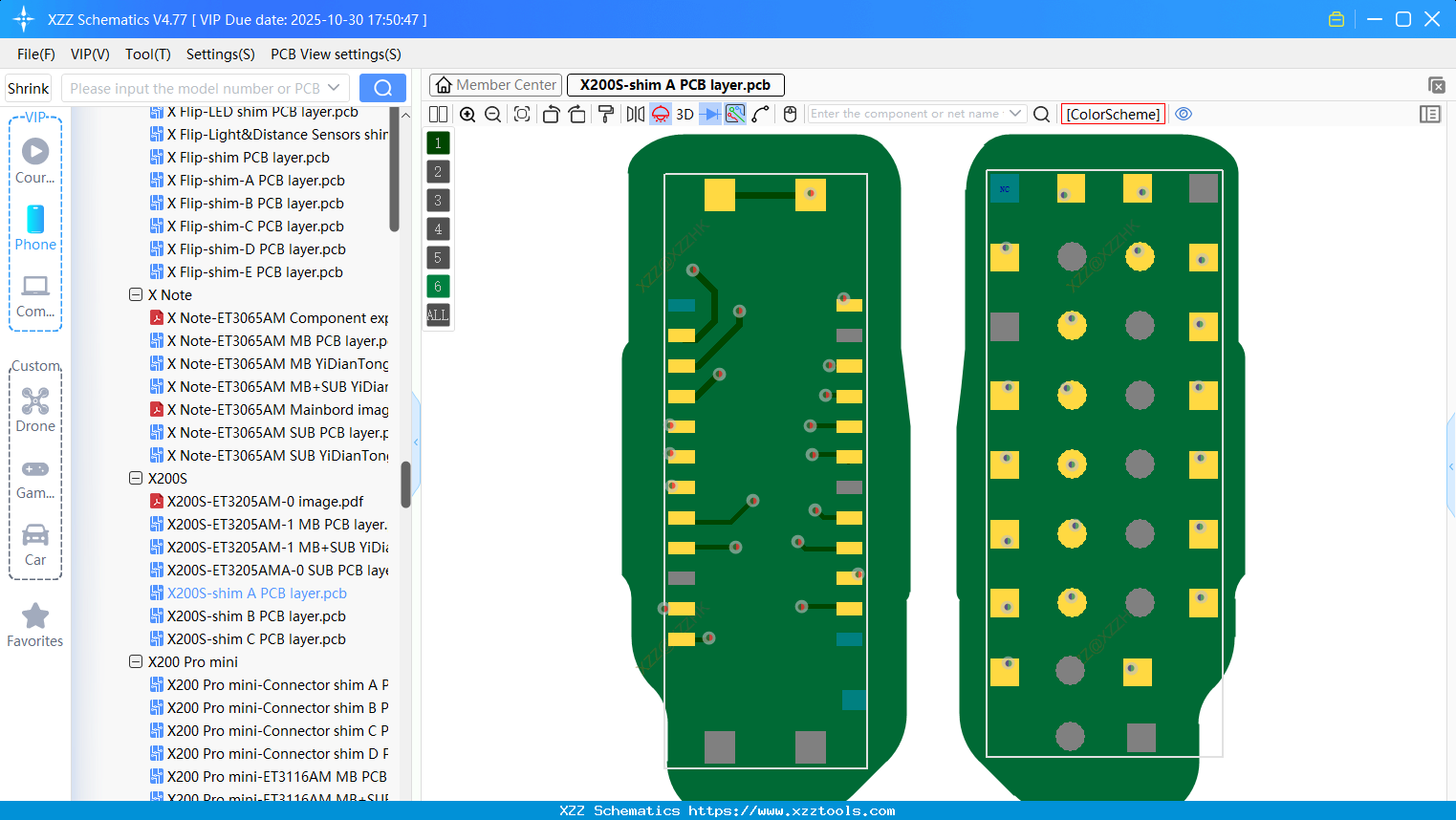 VIVO X200S-shim A PCB Layer